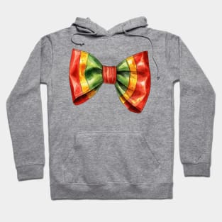 Watercolor Juneteenth Tie Bow Hoodie